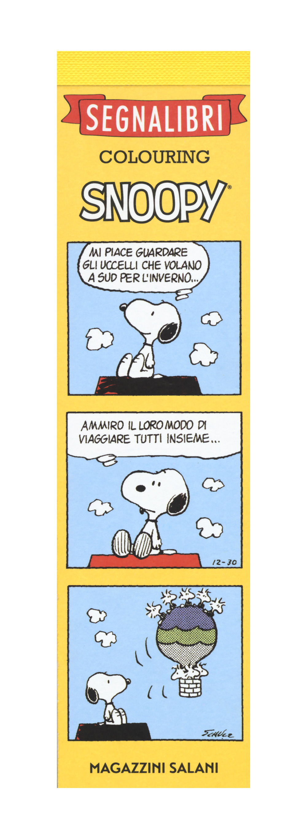 Snoopy. Segnalibri colouring