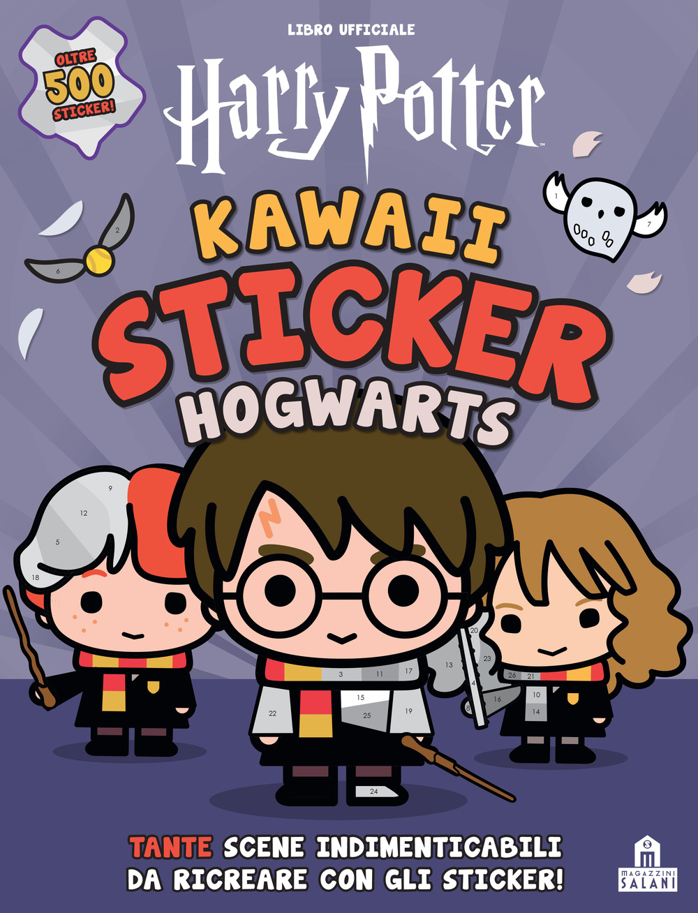 Hogwarts. Kawaii sticker. Harry Potter. Ediz. a colori