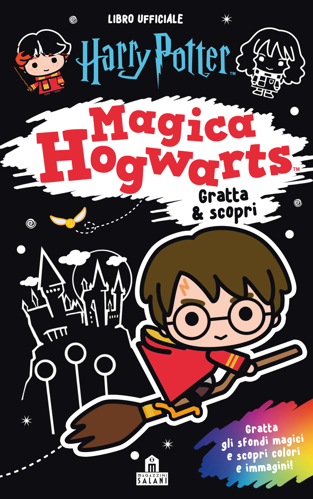 Harry Potter. Magica Hogwarts. Gratta & scopri. Con matita