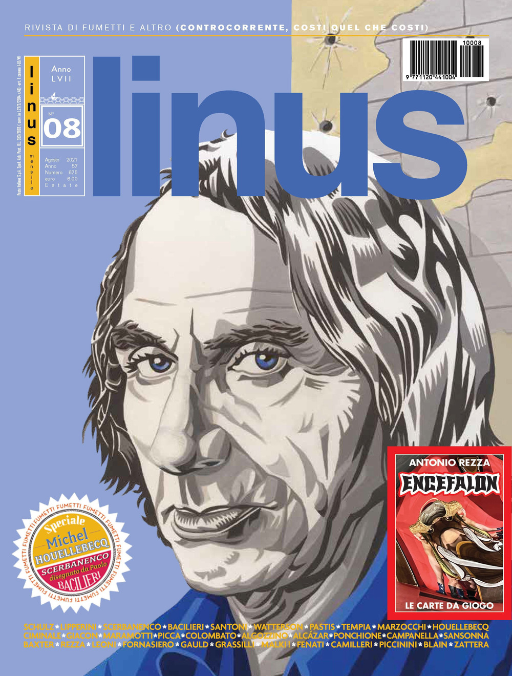 Linus (2021). Con carte Encefalon di Antonio Rezza. Vol. 8