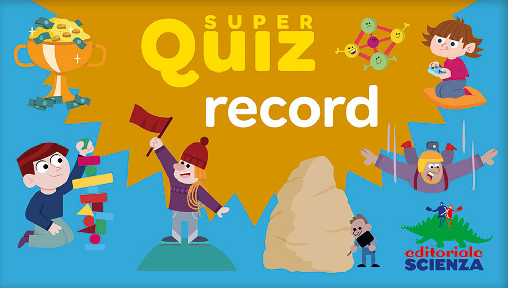 Super quiz: record. Con 100 schede