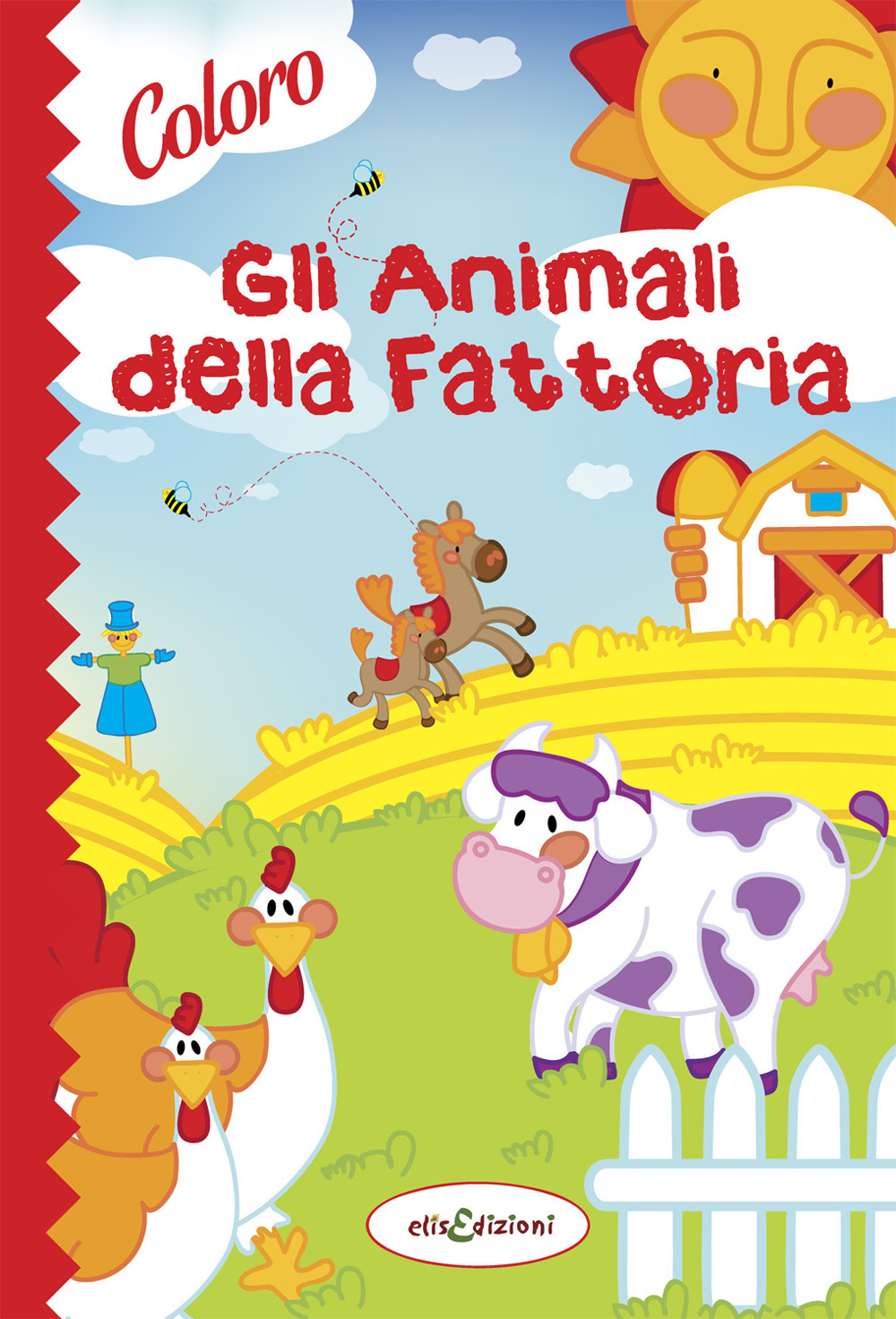 Colora gli animali della fattoria. Ediz. illustrata