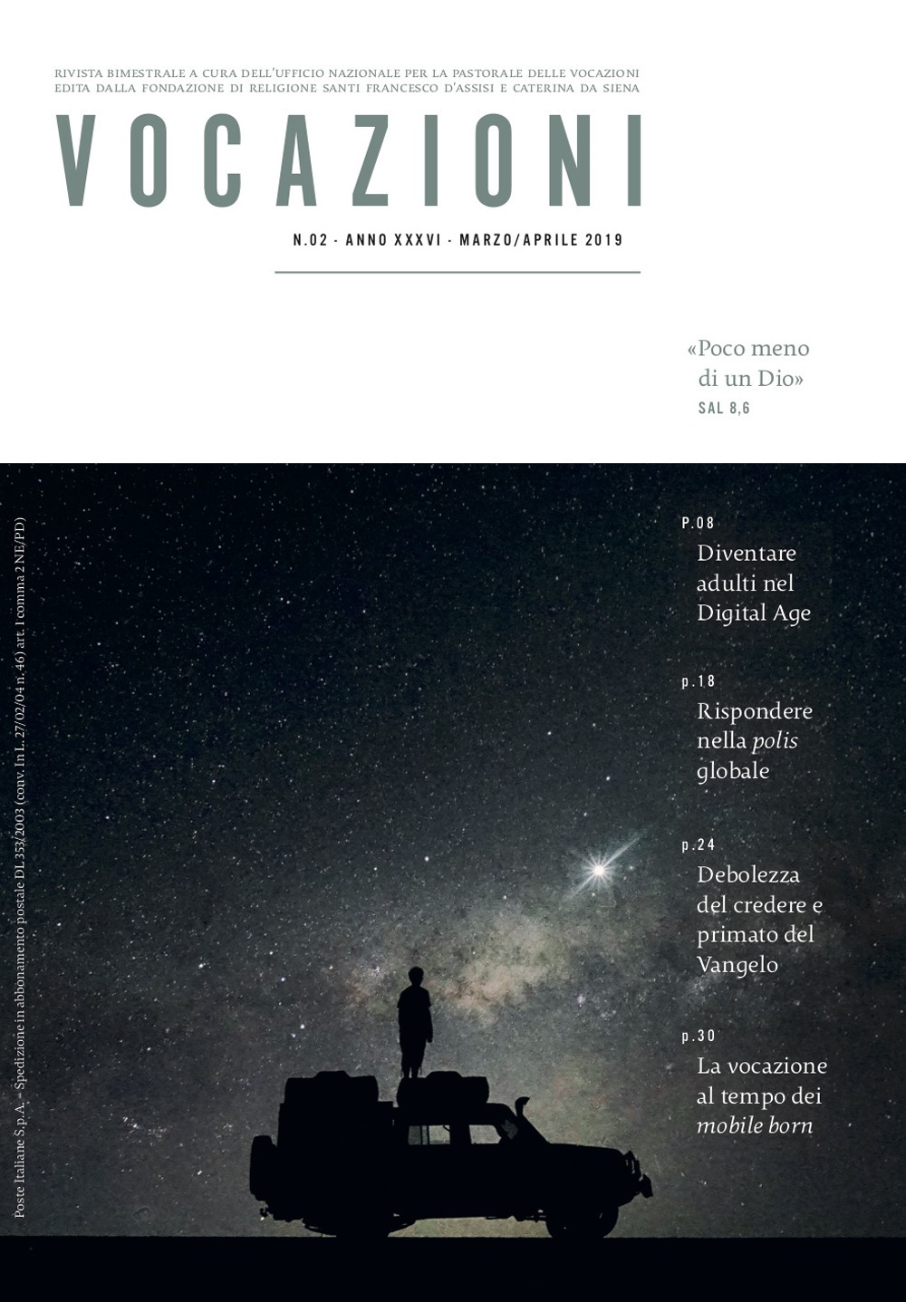 Vocazioni (2019). Vol. 2: Poco meno di un Dio (Marzo-Aprile)
