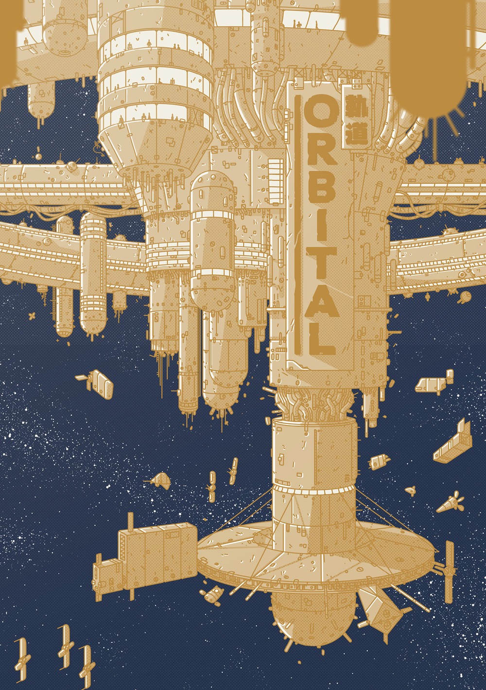 Orbital. Un gioco di ruolo fantascientifico su una comunità precaria nel bel mezzo di una guerra interstellare. Con 28 schede plastificate