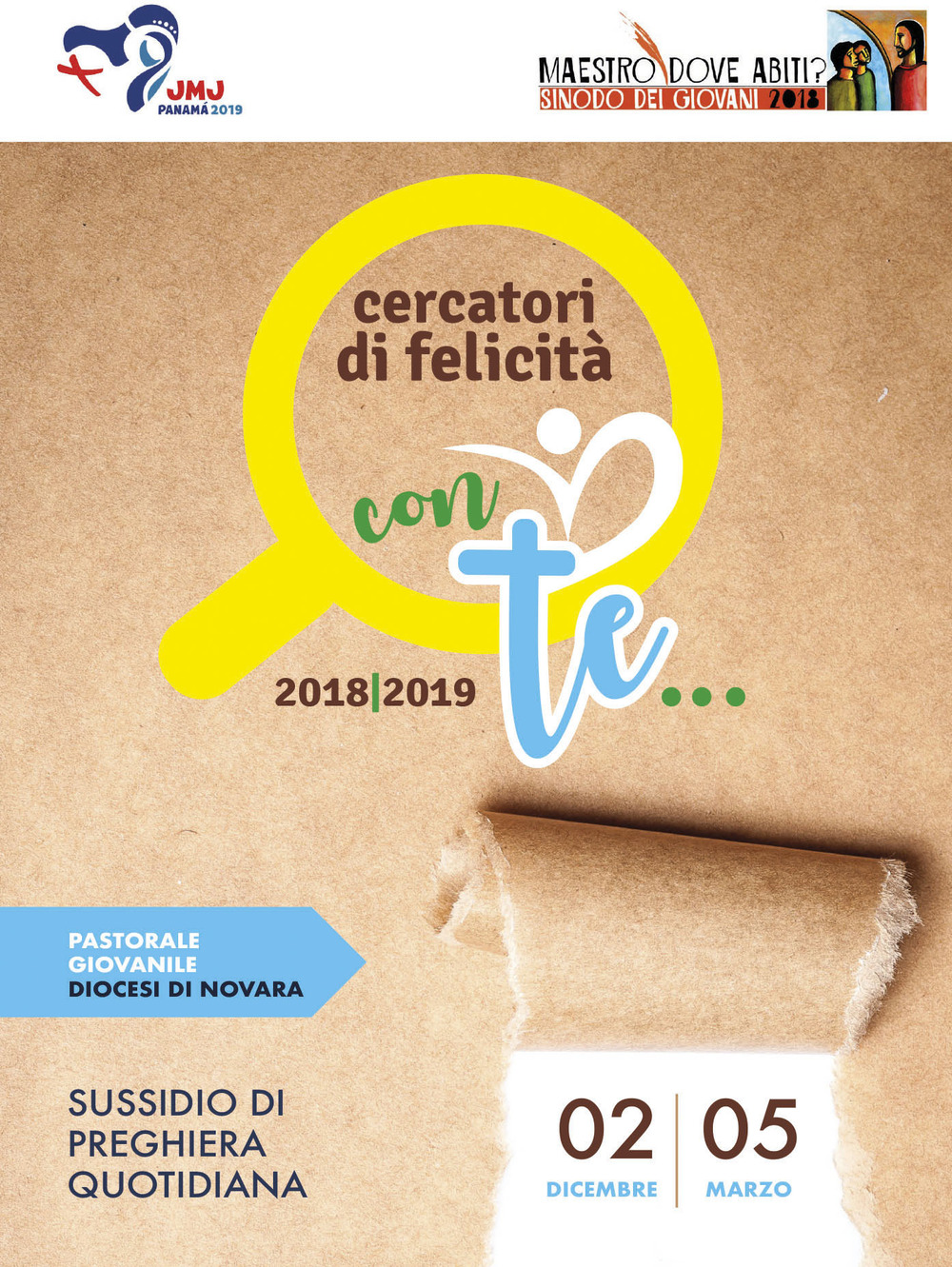 Cercatori di felicità. Sussidio di preghiera quotidiana (2018-2019). Vol. 2: Con te... (2 dicembre-5 marzo)