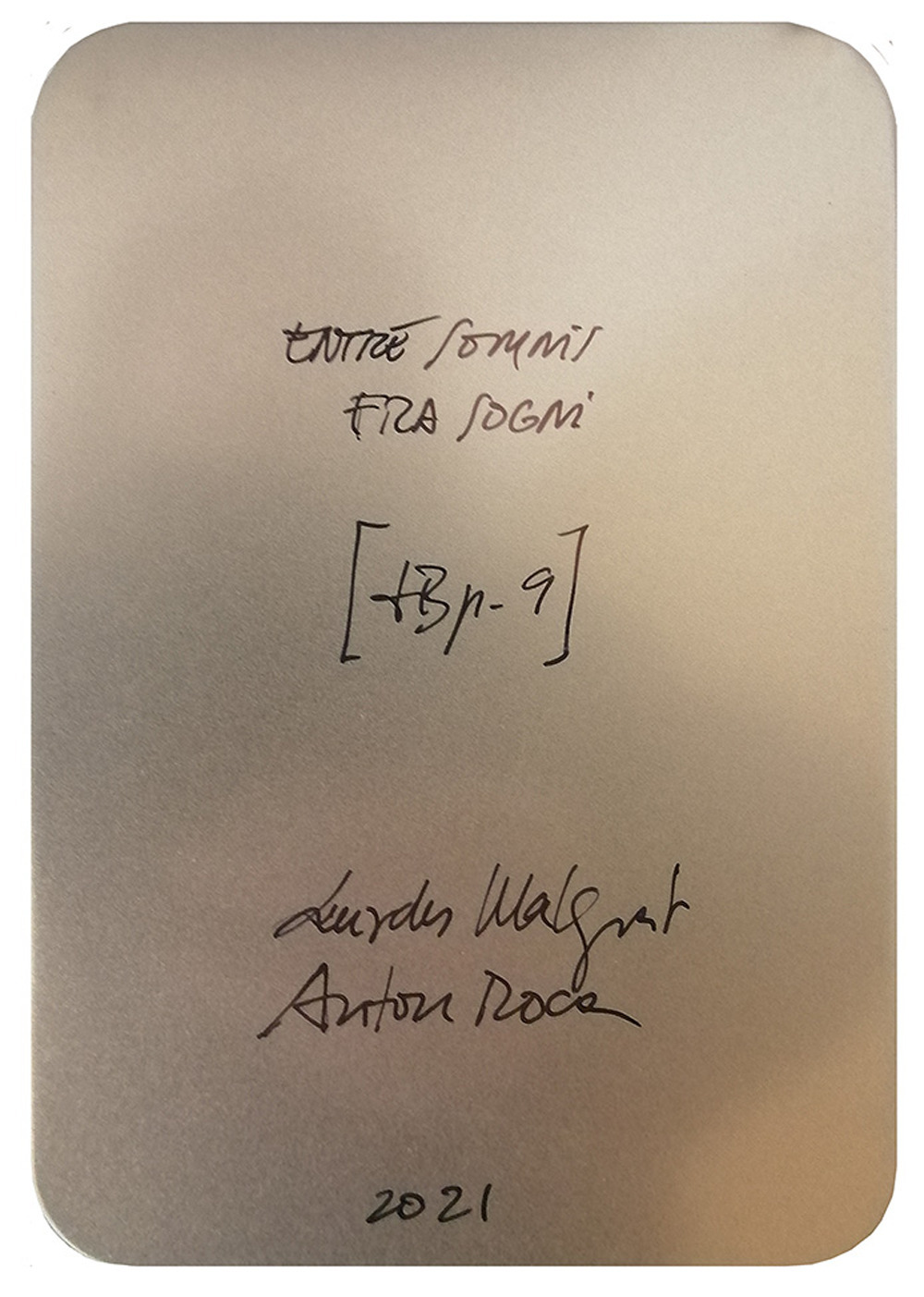 Entre somnis-Fra sogni. tBp_9. Ediz. bilingue