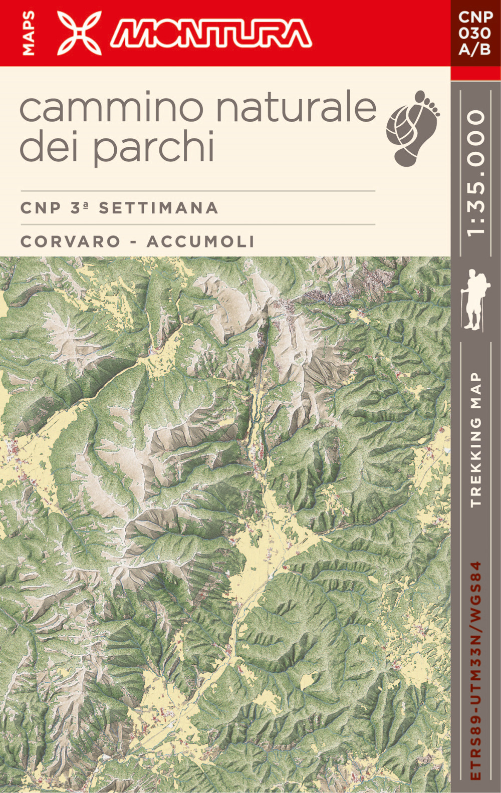 Trekking Map. Cammino naturale dei parchi. 3ª settimana: Corvaro - Accumoli