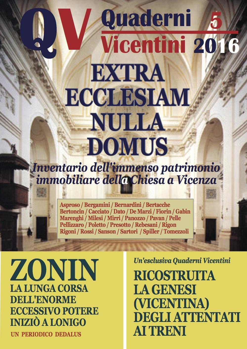 Quaderni vicentini (2016). Vol. 5