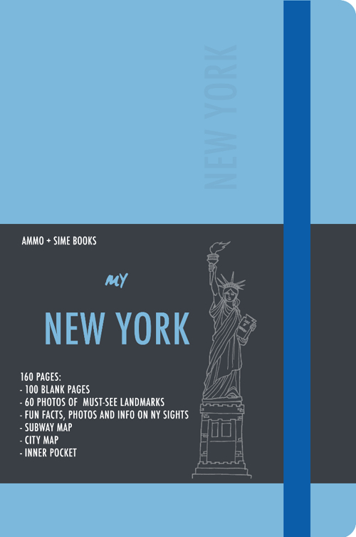 New York visual notebook. Blue duck egg