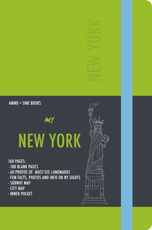 New York visual notebook. Crisp apple green