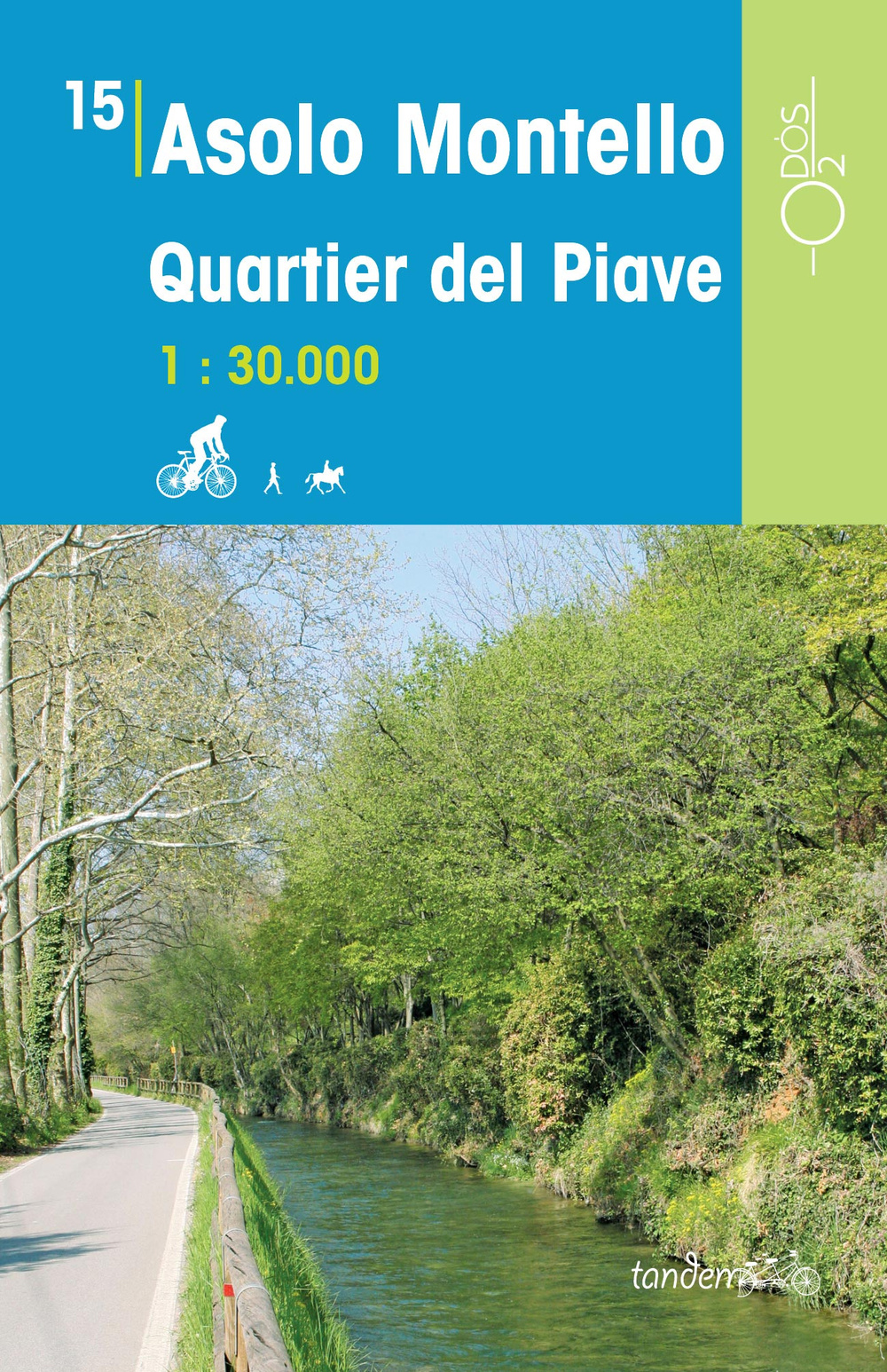 Asolo Montello quartier del Piave 1:30.000