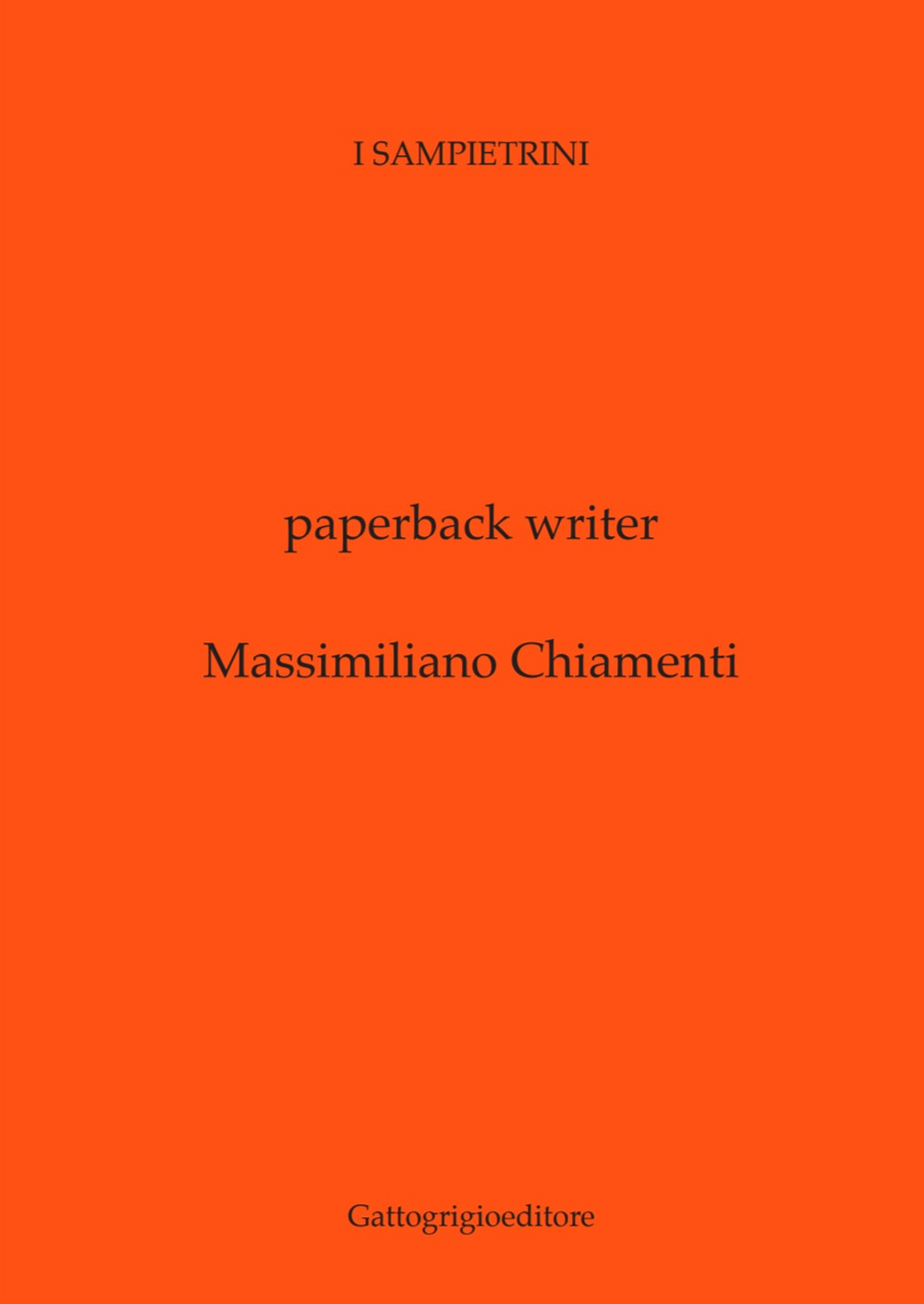 Paperback writer. Ediz. italiana