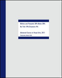 Wolves and peasants 38 per cent notes 38 per cent no title 19 per cent dreamers 40 per cent. XVII advanced course in visual arts fondazione Antonio Ratti