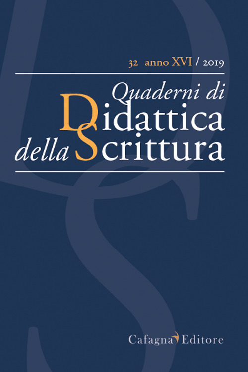 QdS. Quaderni di didattica della scrittura (2019). Vol. 32