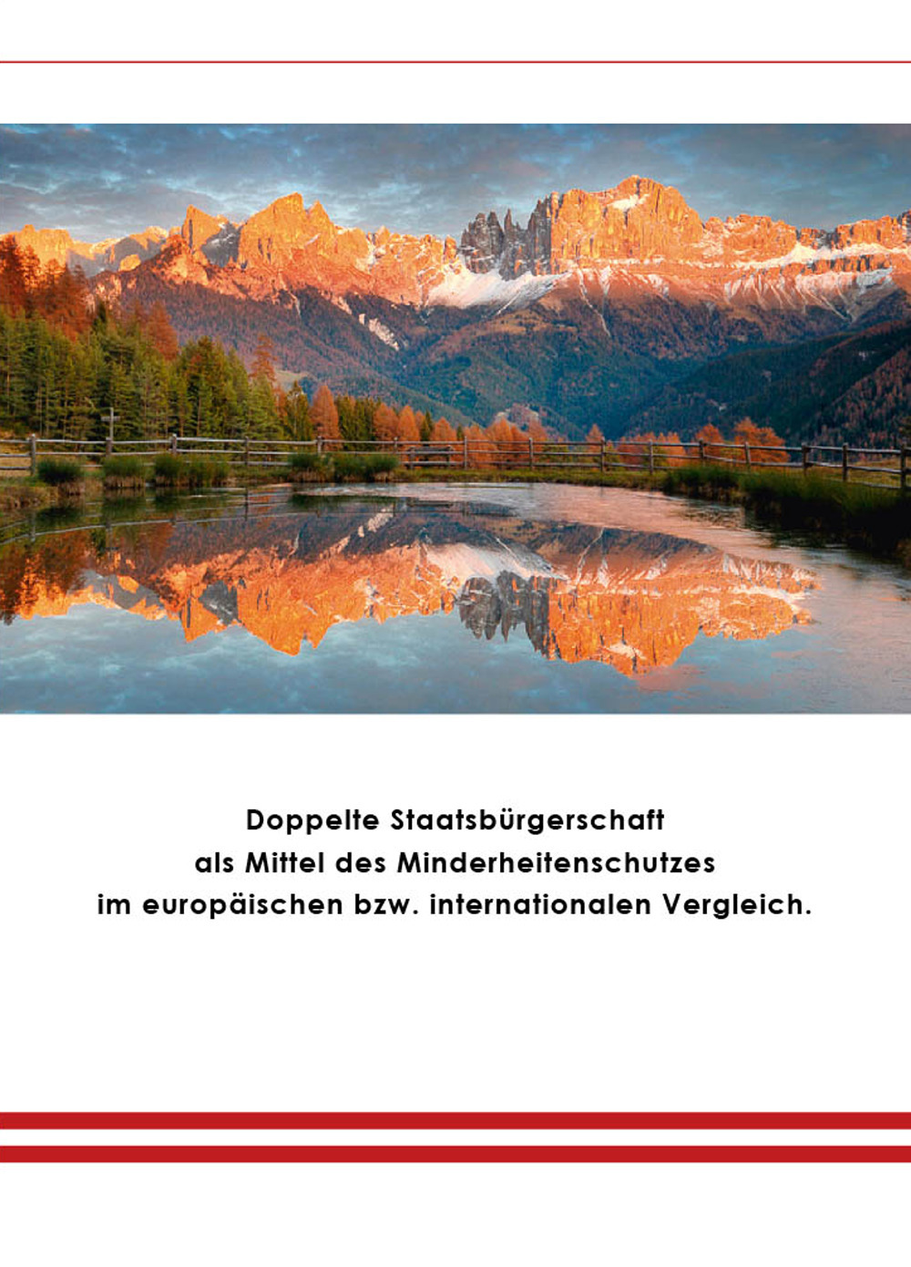 Doppelte Staatsbürgerschaft als Mittel des Minderheitenschutzes im europäischen bzw internationalen Vergleich