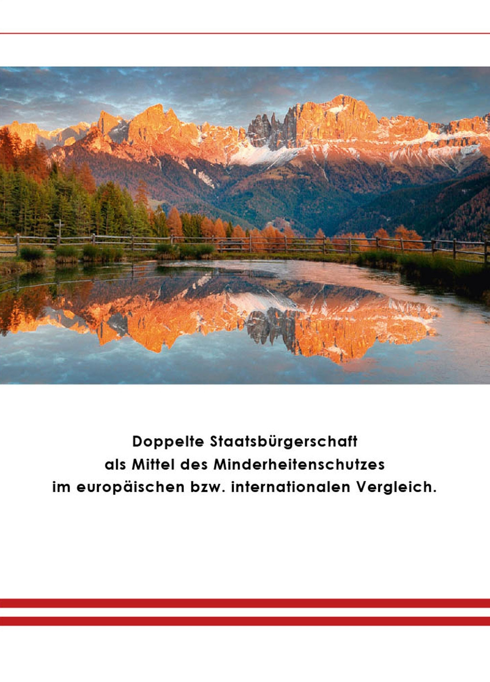 Doppelte Staatsbürgerschaft als Mittel des Minderheitenschutzes im europäischen bzw internationalen Vergleich