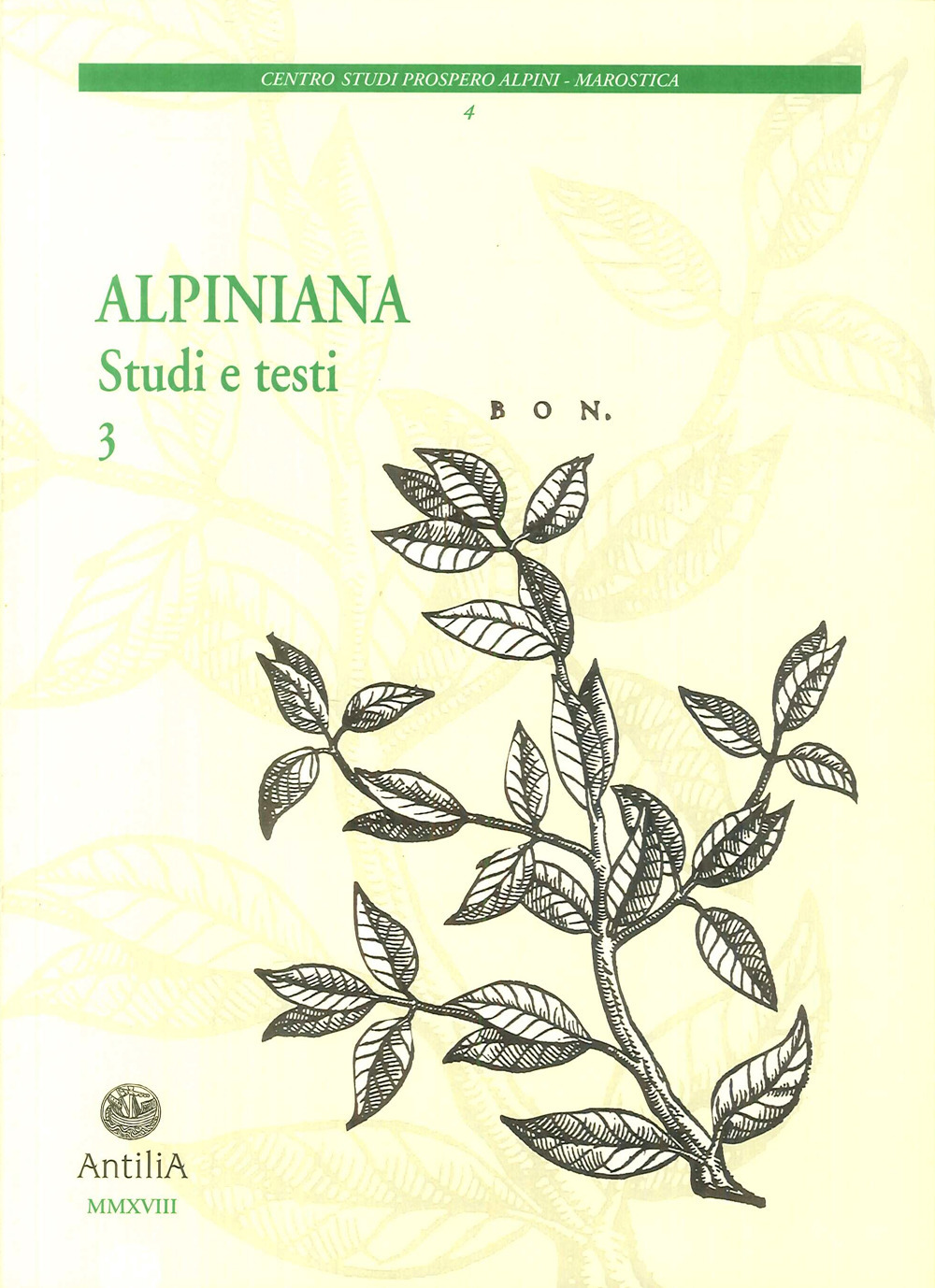 Alpiniana. Studi e testi. Vol. 3