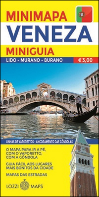 Venezia. Miniguida e minimappa. Ediz. portoghese