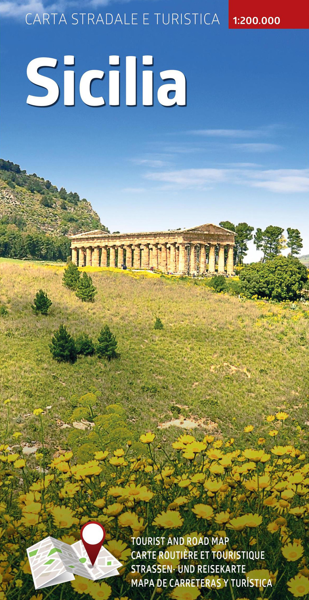 Sicilia. Carta stradale e turistica plastificata 1:325.000