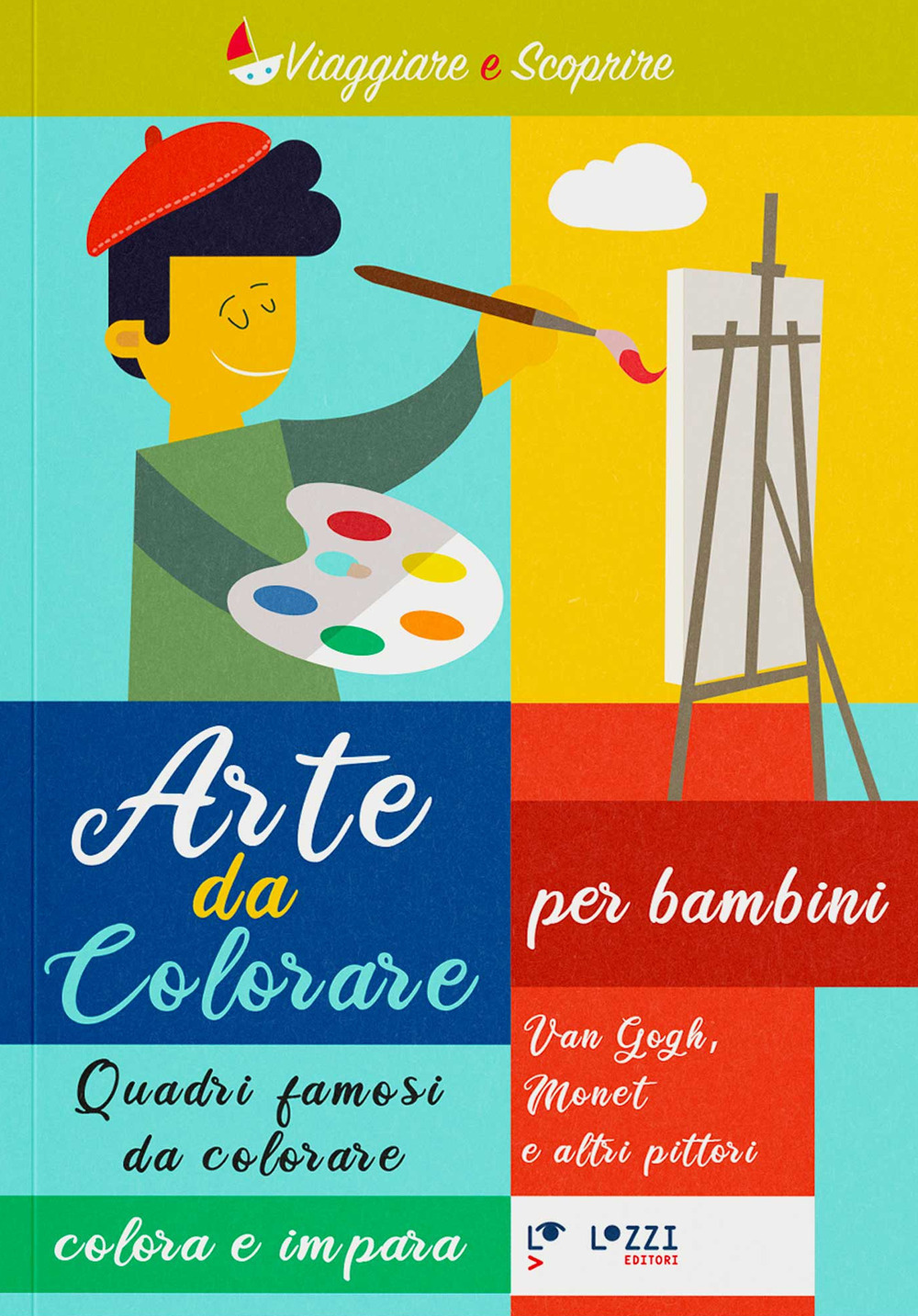 Arte da colorare. Quadri famosi da colore. Colora e impara. Ediz. illustrata. Vol. 1: Van Gogh, Monet e altri pittori