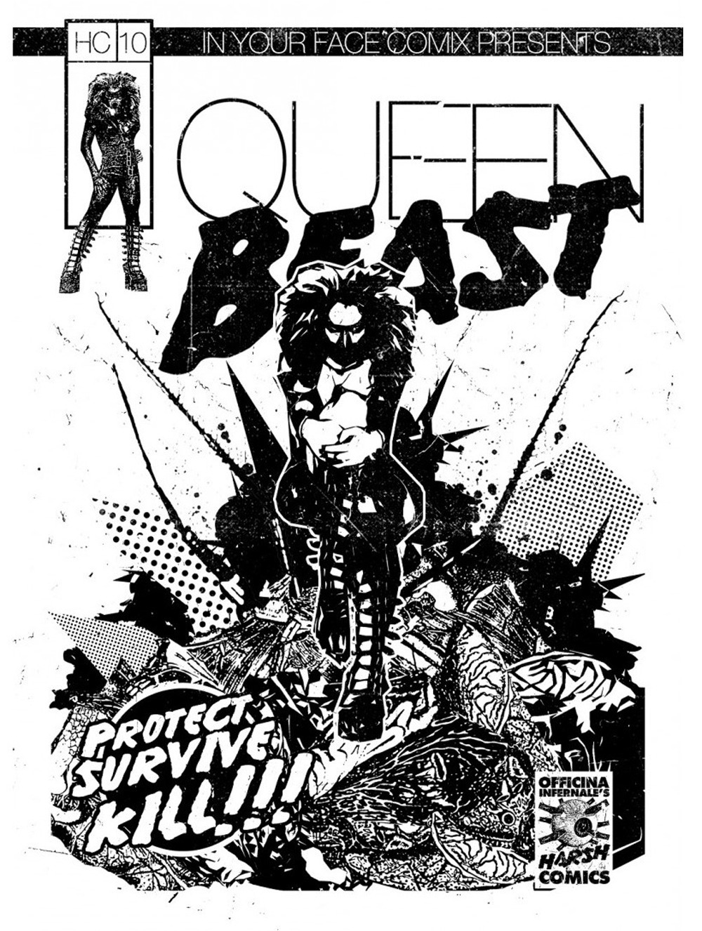 Officina Infernale's Harsh Comics. Vol. 10: Queen Beast