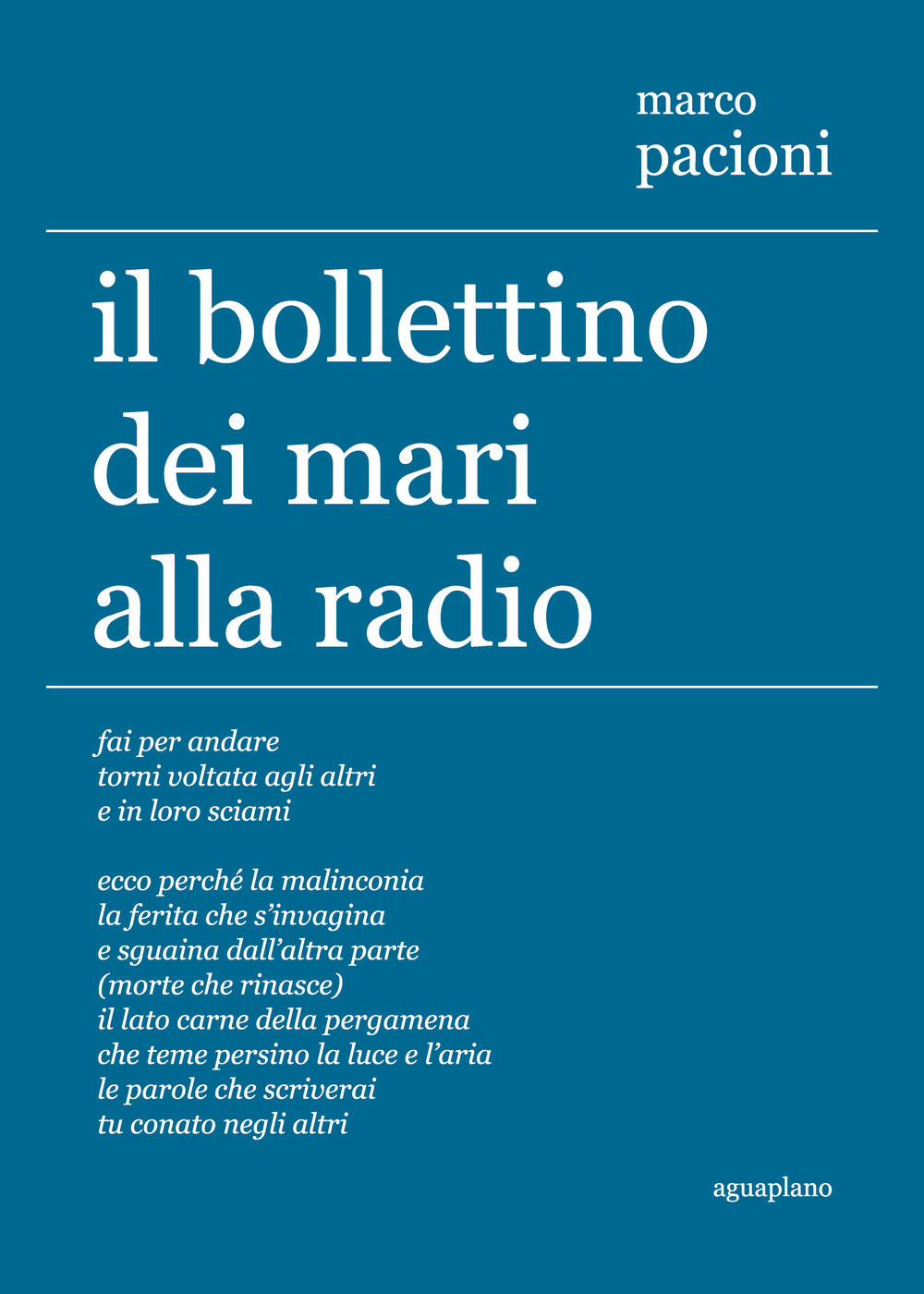 Il bollettino dei mari alla radio