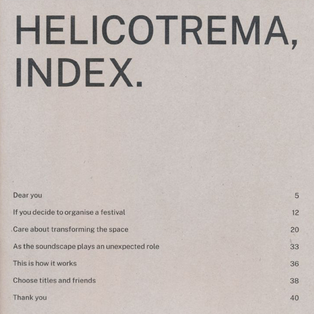 Helicotrema, index. Con Flexi-disc