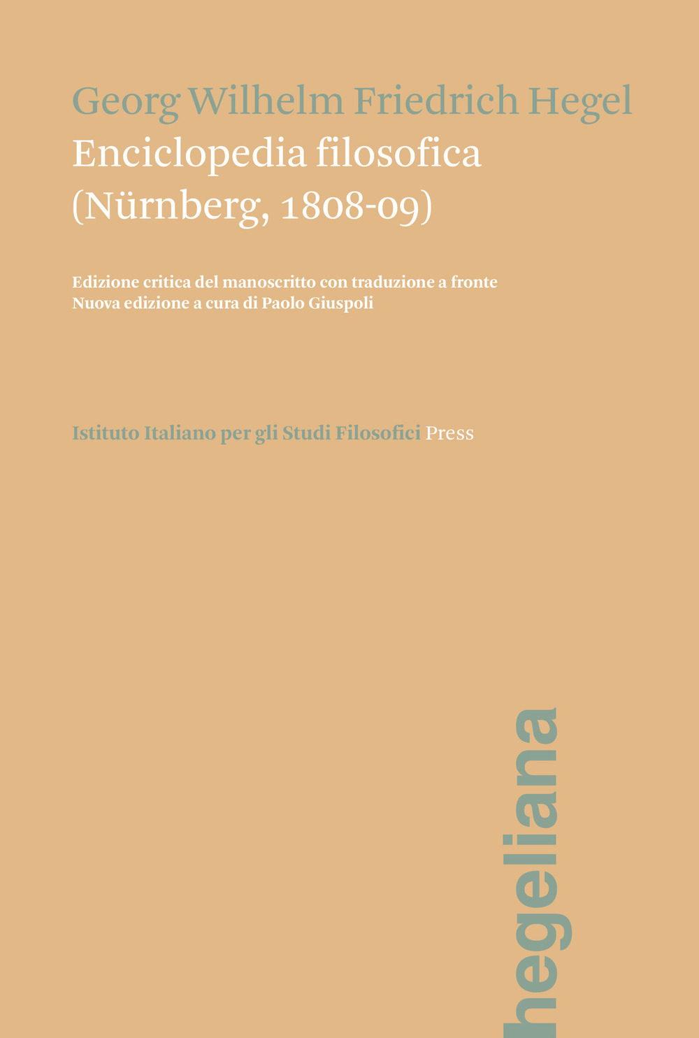 Enciclopedia filosofica (Nürnberg, 1808-09). Ediz. italiana e tedesca