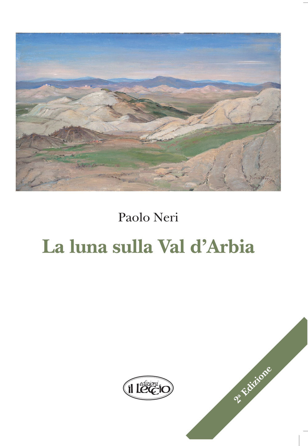 La luna sulla Val d'Arbia