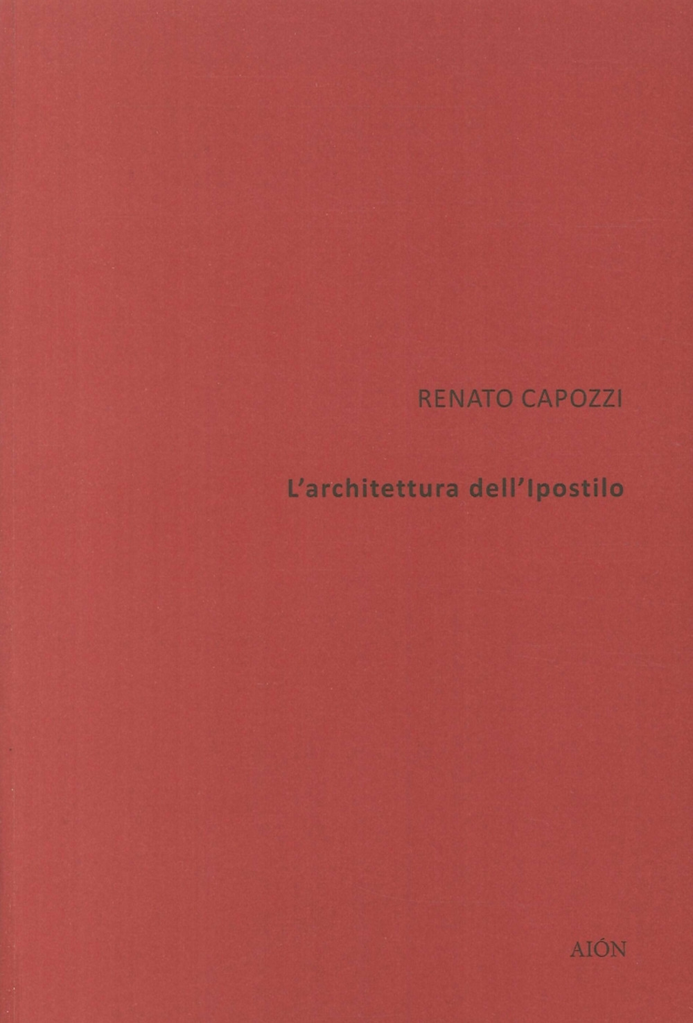 L'architettura dell'Ipostilo