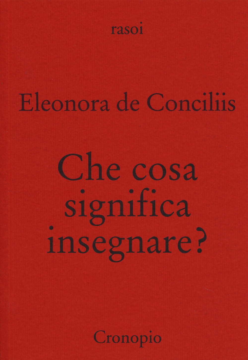 Che cosa significa insegnare?