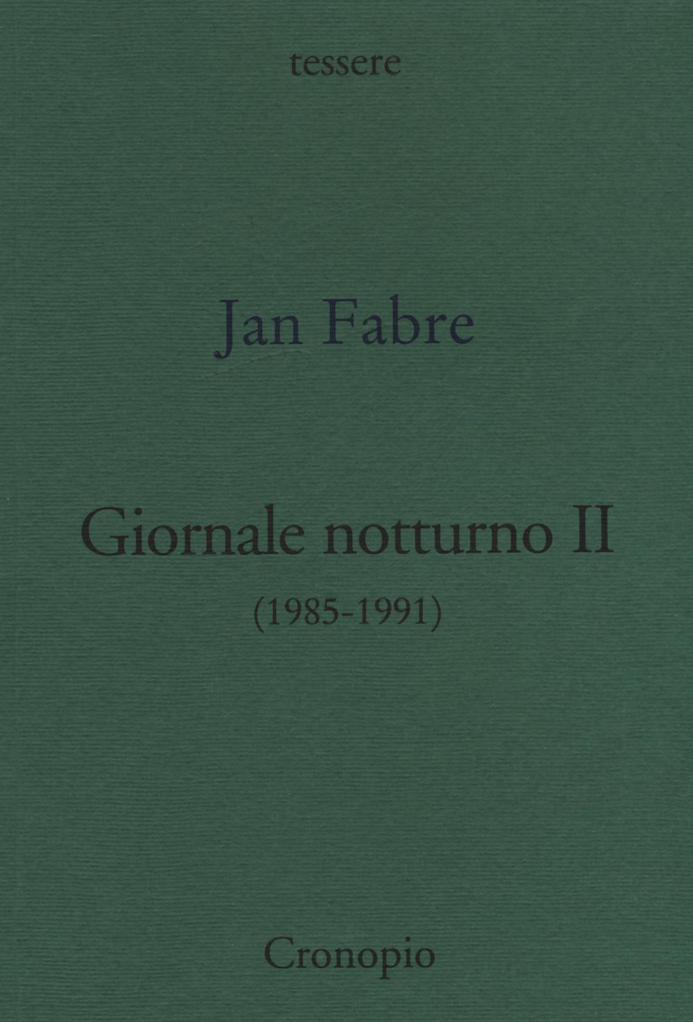 Giornale notturno (1985-1991). Vol. 2