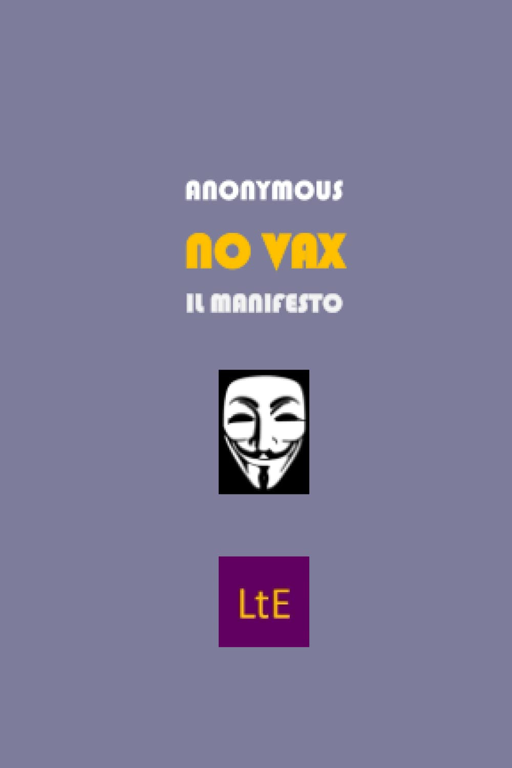 No vax. Il manifesto