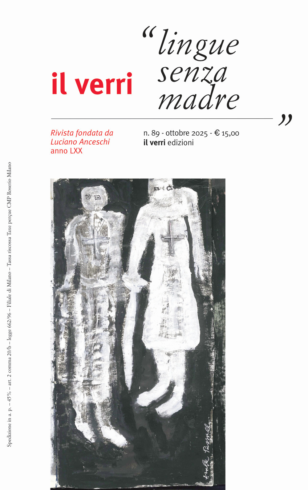 Il Verri (2025). Vol. 89: Lingue senza madre