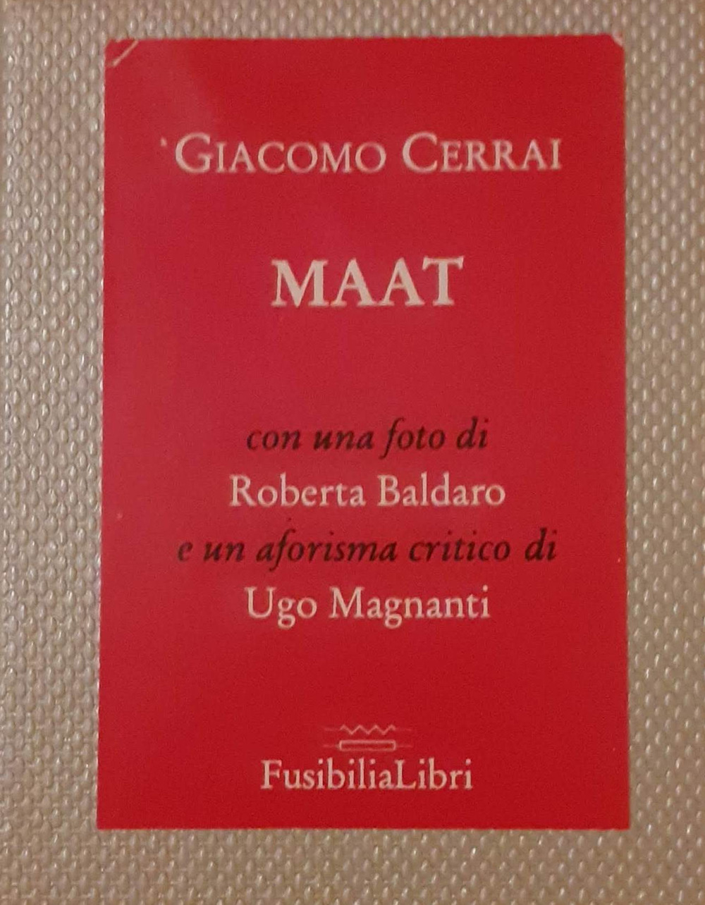 Maat. Ediz. illustrata