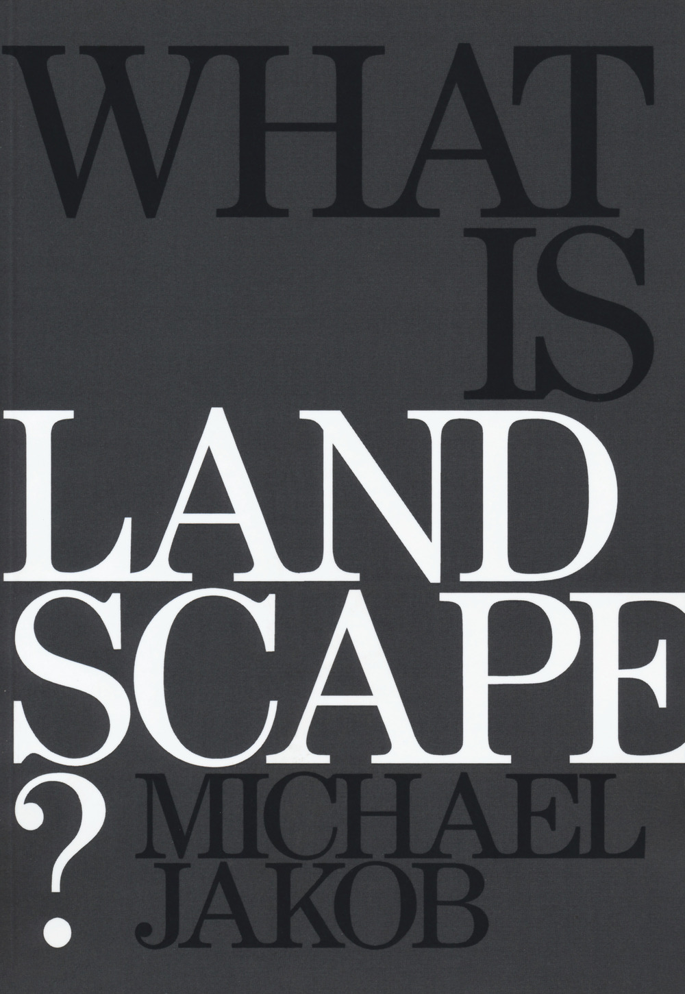 What is landscape? Ediz. illustrata