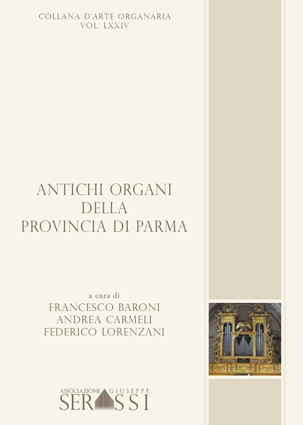 Antichi organi della provincia di Parma