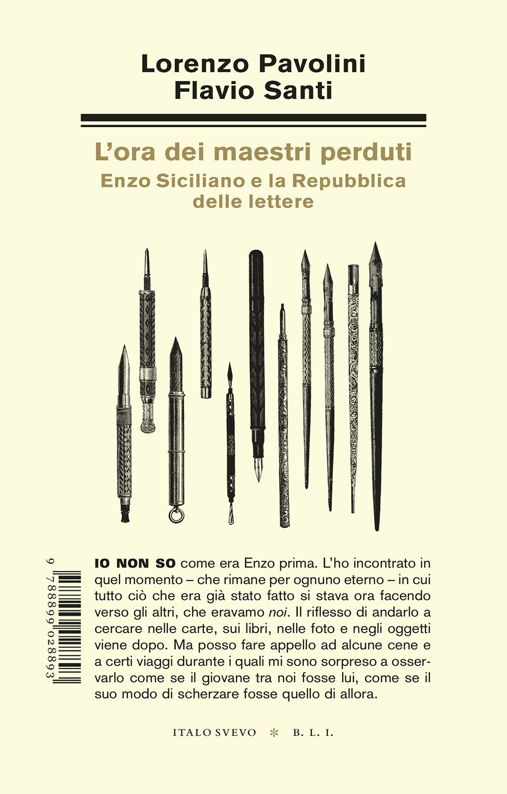 L'ora dei maestri perduti. Enzo Siciliano e la Repubblica delle lettere