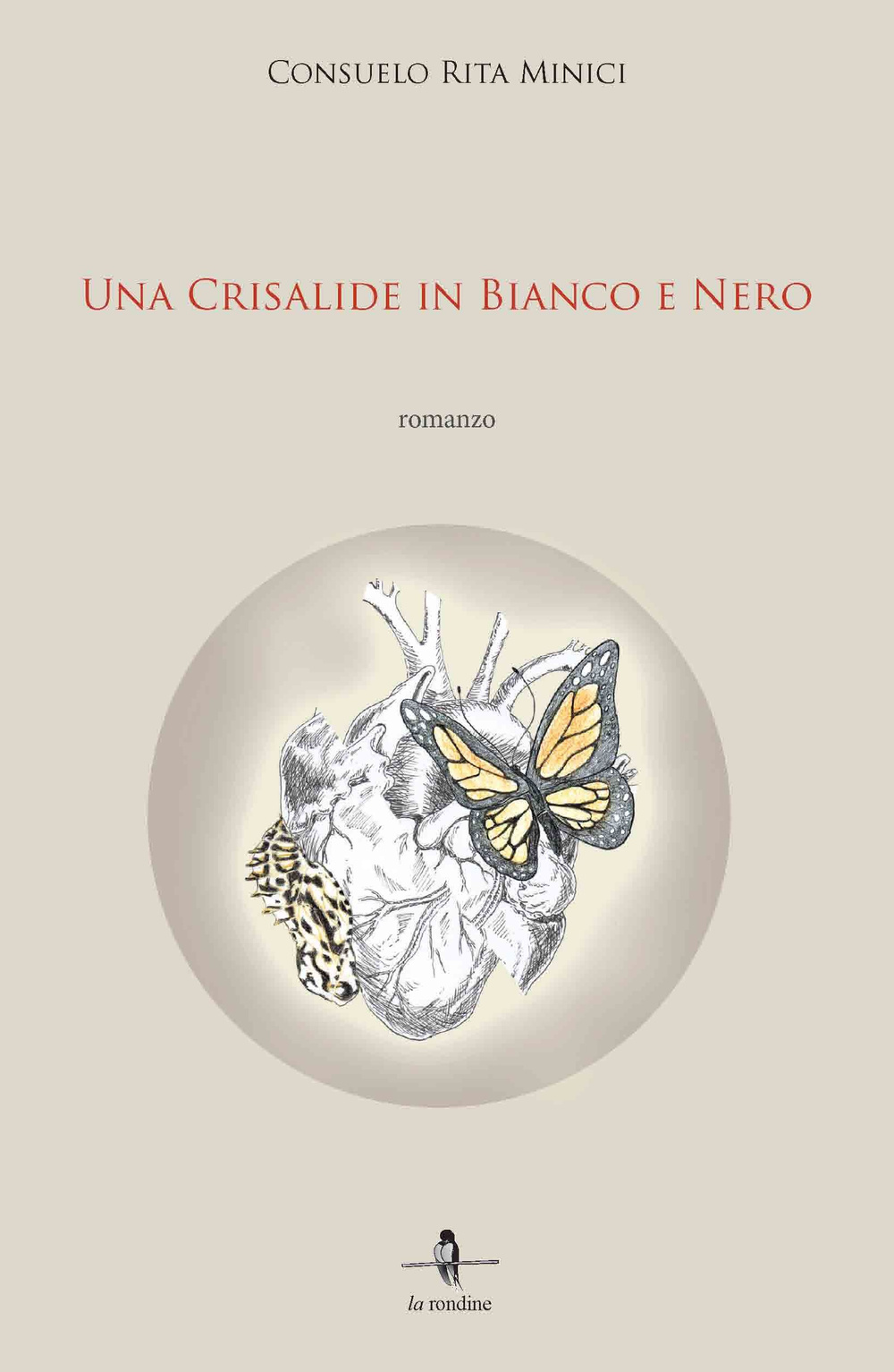 Una crisalide in bianco e nero