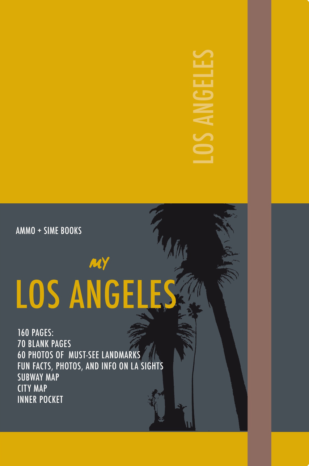 My Los Angeles. Mustard yellow. Visual book