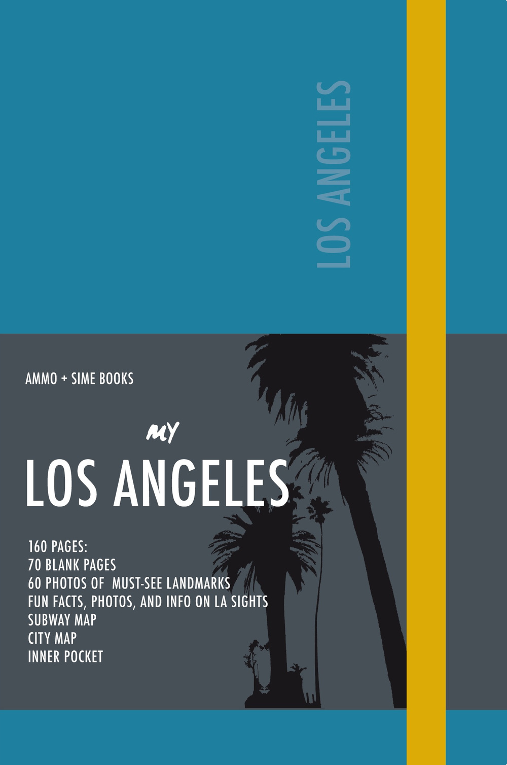 My Los Angeles. Teal blue. Visual book