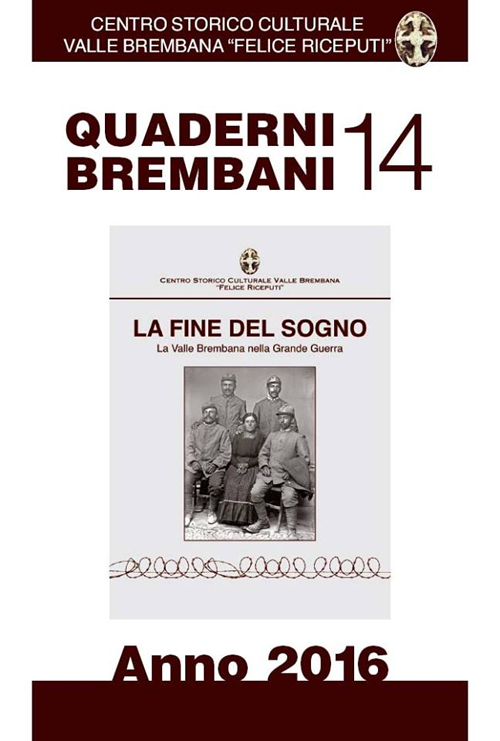 Quaderni brembani (2016). Vol. 14