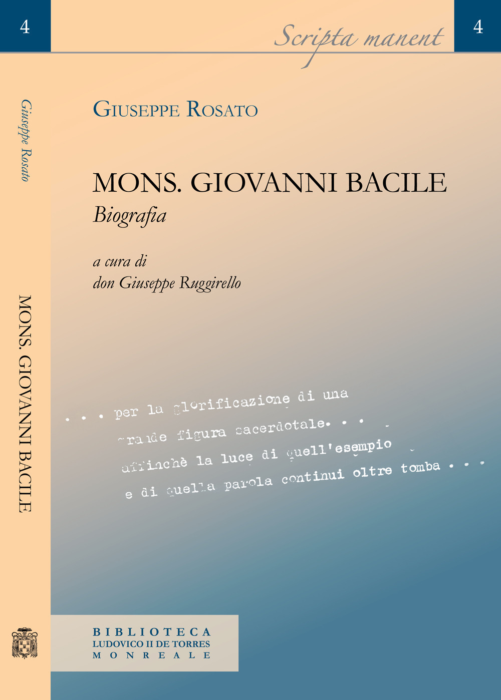 Mons. Giovanni Bacile. Biografia