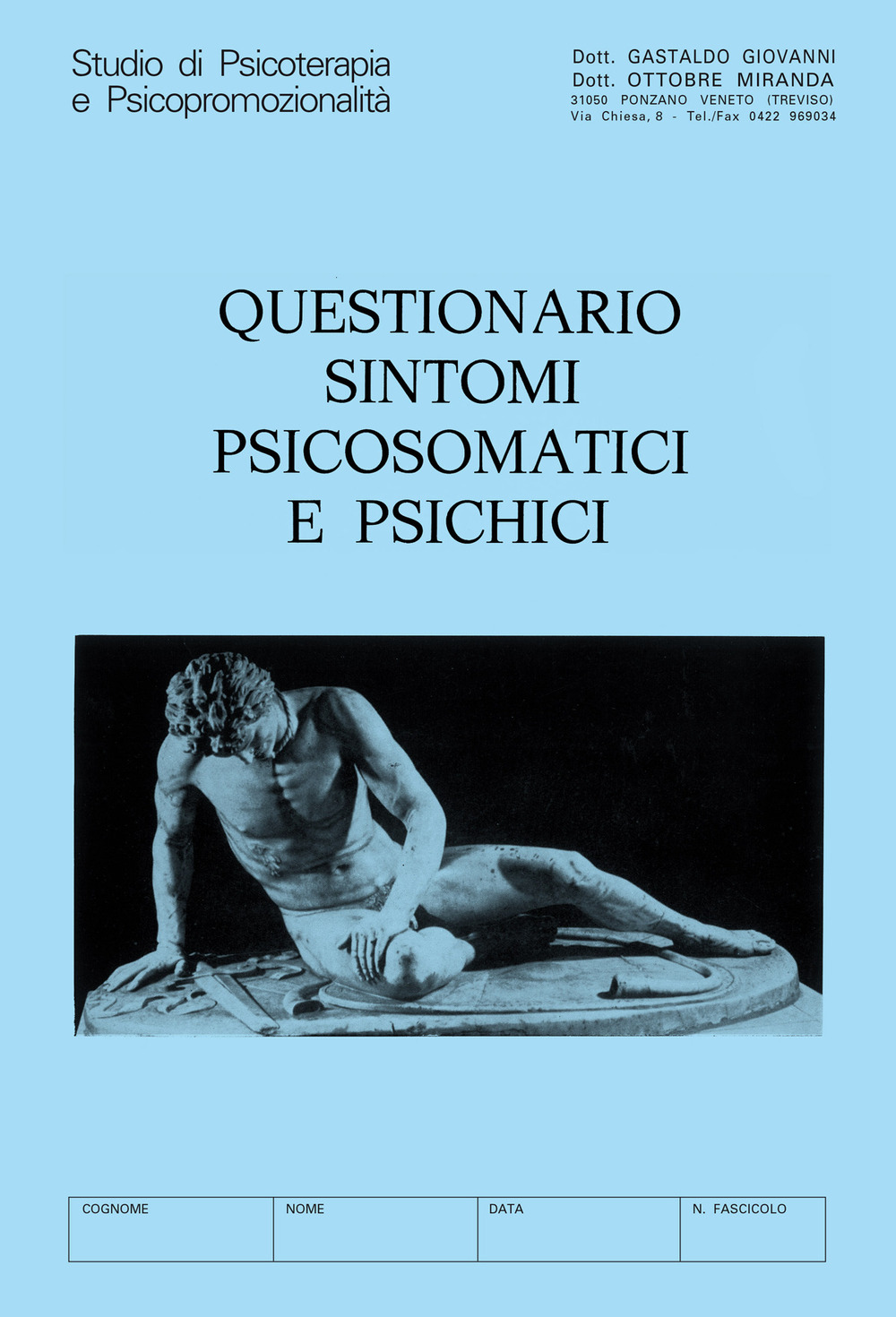 Questionario sintomi psicosomatici e psichici