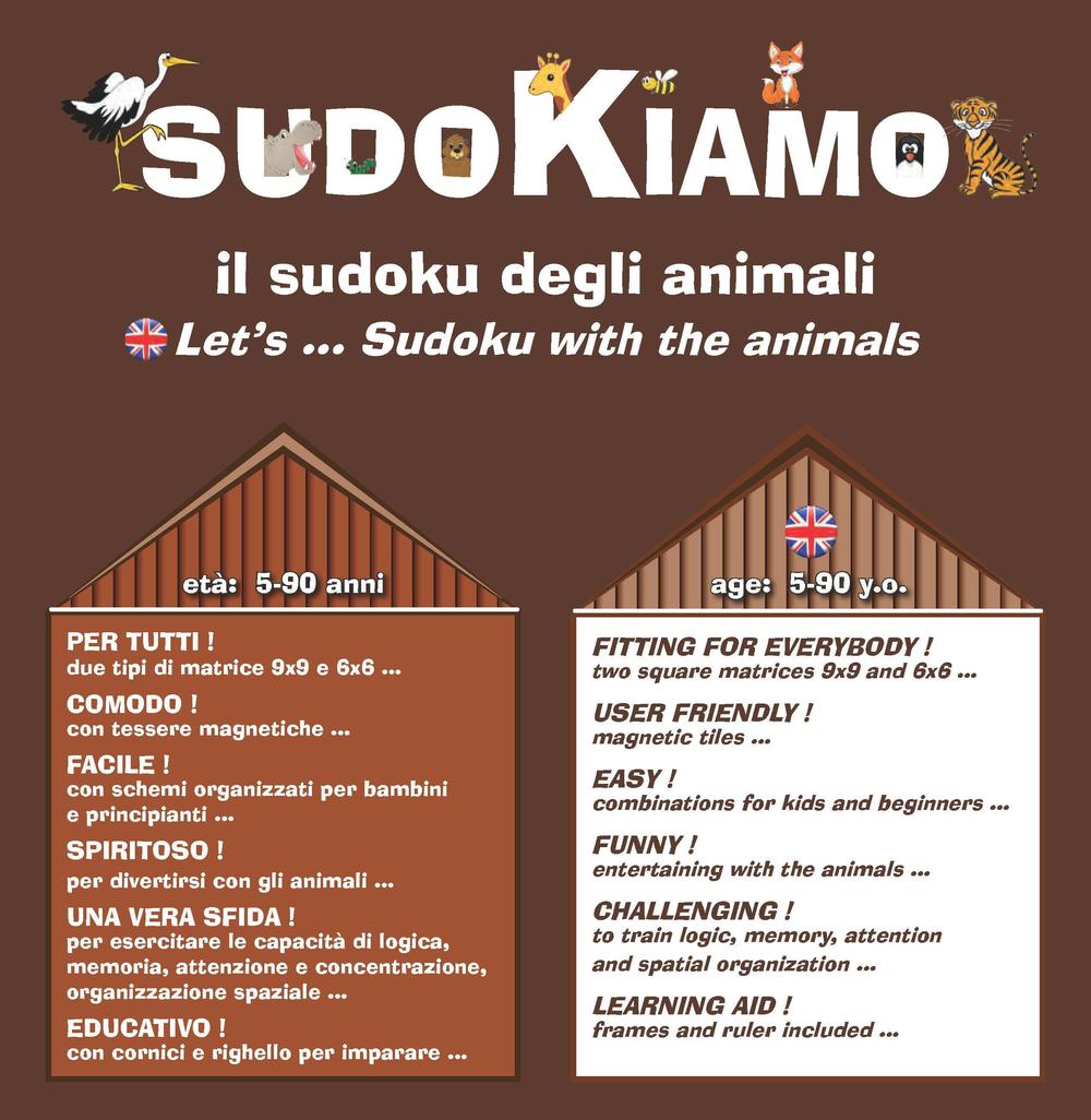 Sudokiamo. Il sudoku degli animali. Ediz. bilingue