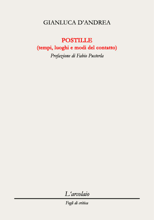 Postille (tempi, luoghi e modi del contatto)