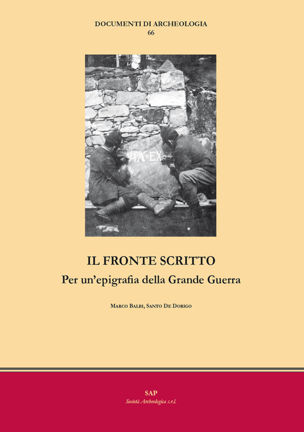 Il fronte scritto. Per un'epigrafia della Grande Guerra