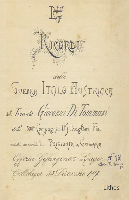 Ricordi della guerra italo-austriaca del tenente Giovanni Di Tommasi