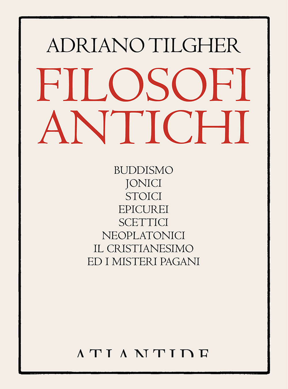 Filosofi antichi