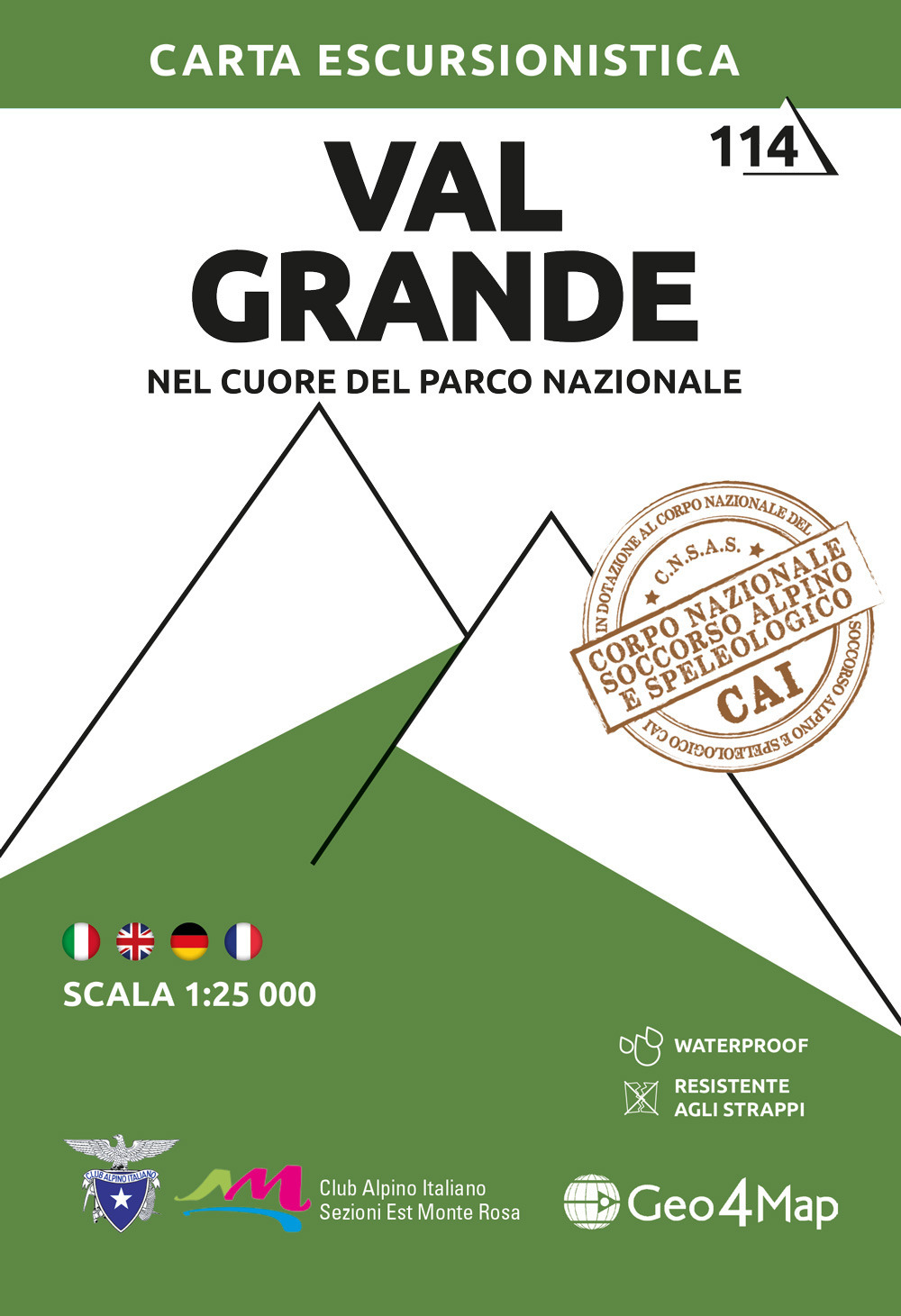 Val Grande. Nel cuore del Parco Nazionale 1:25.000